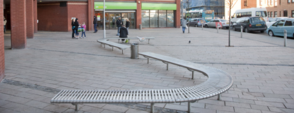 New seating as part of the public realm improvements